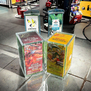 กล่องอะคริลิคแบบพกพาสำหรับใส่การ์ดเกม TCG รุ่น <span class=keywords><strong>One</strong></span> <span class=keywords><strong>Piece</strong></span> the Four Emperors Booster Box OP-09 ของแท้จากญี่ปุ่น - Product Image 4