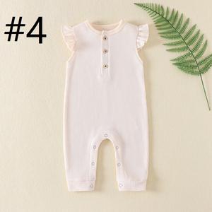 Pelele de algodón sin mangas para bebé recién nacido, diseño gofrado, ideal para verano y primavera - Product Image 6