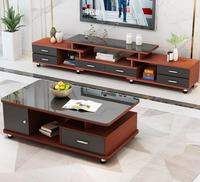 Meuble TV rétractable Combinaison de table basse Meubles de salon
