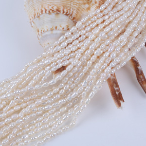 Mini Perlas de Agua Dulce Naturales de 18 cm y 2.5-3 mm para Bisutería Xiaomi Pearl, Venta al por Mayor en Zhuji - Product Image 2