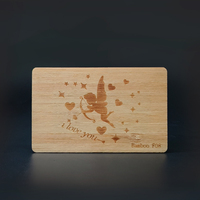 Benutzer definierte NTAG216 für MIFARE S50 RFID Smart Chip NFC-Karte Holz Walnuss Kirsch laser Gedruckt mit 13,56 MHz Frequenz für den Hotel gebrauch