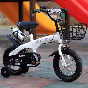 Bicicleta Super Sport para Niños, 12 Pulgadas, Ruedas de Aleación de Aluminio, Canasta Metálica, para Niños y Niñas - Product Image 1