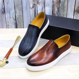 Chaussures pour hommes en velours de luxe de haute qualité, antidérapantes, élégantes, grandes tailles, adaptées aux occasions formelles de bureau, style décontracté - Product Image 6