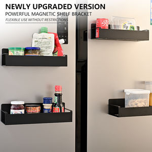 2-Piece Set paslanmaz çelik manyetik baharat depolama raf mutfak buzdolabı depolama raf - Product Image 2