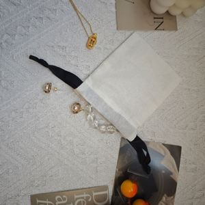 Hot Sale Eco Friendly <b>Dust</b> Cotton Drawstring Pouch Necklace Ring Bracelet Gift Perfume Jewelry <b>Bag</b> - Product Image 3