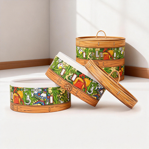 Emballage cadeau de luxe personnalisé, tube <span class=keywords><strong>en</strong></span> papier cylindrique rond <span class=keywords><strong>en</strong></span> <span class=keywords><strong>carton</strong></span>, biscuits alimentaires, zongzi, gâteau de lune, tube <span class=keywords><strong>en</strong></span> papier multi-couches de grand <span class=keywords><strong>diamètre</strong></span> - Product Image 3