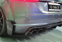 Lèvre de pare-chocs arrière en fibre de carbone véritable pour Audi TTS TTRS MK3 2018 et plus