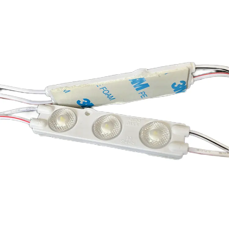 Su geçirmez Smd lens 170 led modülleri yüksek güç ışığı açık 1.5W 3 Leds 2835 enjeksiyon LED modülü