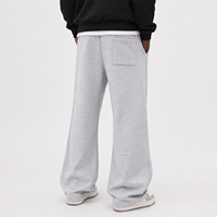 Pantalon de survêtement évasé pour homme, coupe décontractée à jambe large, style streetwear, fabrication sur mesure