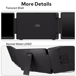 Moniteur portable triple écran 15,3 pouces Type-C IPS LCD FHD 1920x1200 DisplayLink compatible avec les ordinateurs portables et les ordinateurs de bureau - Product Image 4