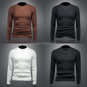 Maglione <span class=keywords><strong>di</strong></span> <span class=keywords><strong>cotone</strong></span> per gli uomini allentato autunno e inverno abbigliamento spessa e calda versione coreana Base <span class=keywords><strong>filo</strong></span> <span class=keywords><strong>filo</strong></span> <span class=keywords><strong>di</strong></span> tendenza - Product Image 5