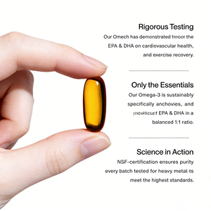 שמן דגים OEM ויטמין Epa Dha צמחוני אומגה <span class=keywords><strong>3</strong></span> <span class=keywords><strong>6</strong></span> <span class=keywords><strong>9</strong></span> תוספי תזונה חלאל 500 מיליגרם 1000 מיליגרם כמוסות רכות אומגה <span class=keywords><strong>3</strong></span> למבוגרים - Product Image 5