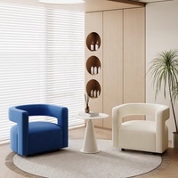 Moderne Simple Designer Loisirs Chaise Unique Salon de Beauté Réception Négociations Réunion Invité Petit Simple Net Canapé Rouge Chaises