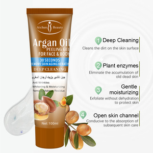 Gel Exfoliante Corporal OEM, Elimina Suavemente la Piel Muerta, Limpieza Profunda, Exfoliante Facial con Aceite de Argán para <span class=keywords><strong>el</strong></span> Cuidado del Cuerpo - Product Image 2