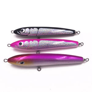 <span class=keywords><strong>Leurre</strong></span> flottant en bois Weiyu 20cm 100g, non peint, pour la pêche en eau salée, type stickbait, pour la pêche à la traîne. - Product Image 2