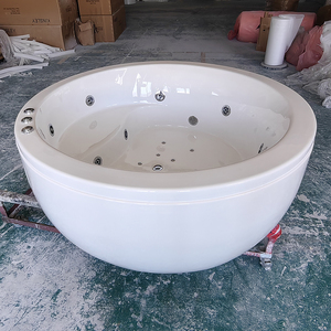 Bañera de hidromasaje redonda de acrílico, baño independiente, último diseño, venta al por mayor, IDS - Product Image 6