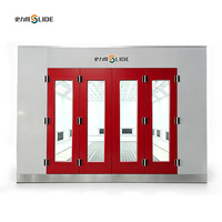 Cabine de peinture industrielle professionnelle anti-explosion certifiée ATEX CE, four de peinture robuste à récupération de chaleur et à économie d'énergie
