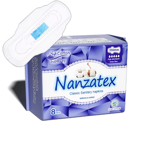 Serviettes hygiéniques jetables en coton ultra fines et respirantes de haute qualité, vente en gros sur mesure, protection anti-fuite ailée Super High - Product Image 1