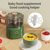 Mini hachoir électrique sans fil 350 ml, recharge USB, presse-ail, hachoir à viande, trancheuse à légumes, gadget de cuisine