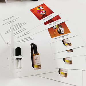 Tùy chỉnh 1.5ml 3ml 5ml phun chai thủy tinh lọ giấy Hội Đồng Quản Trị Nước Hoa Tester mẫu thẻ - Product Image 2