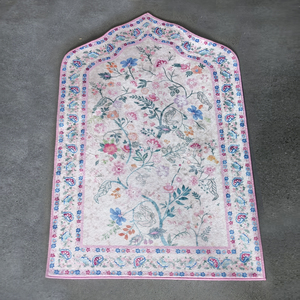 Tappeto da Preghiera Luccicante per Coppie, Design Moderno Kilm e <span class=keywords><strong>Persiano</strong></span> per Matrimoni Islamici, Eid o Pellegrinaggio - Idea Regalo Musulmana Elegante - Product Image 4