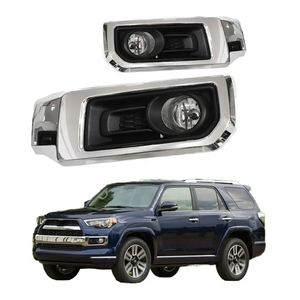 Juego de 2 Uds de luz antiniebla, par con lámpara antiniebla DE COCHE embellecedora cromada para <span class=keywords><strong>Toyota</strong></span> <span class=keywords><strong>4Runner</strong></span> <span class=keywords><strong>4runner</strong></span> <span class=keywords><strong>Limited</strong></span> 2014 - <span class=keywords><strong>2020</strong></span> - Product Image 1