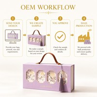 Boîte Cadeau Personnalisée pour Gâteaux de Lune de la Fête de la Mi-Automne, Poignée en Cuir OEM, Fenêtre en Feuille d'Or, Emballage de Luxe, Vente en Gros Direct Usine
