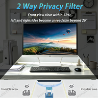 Filter Privasi Grosir Pabrik Bahan PET Mudah Dipasang Anti Silau Anti Mata-mata Pelindung Cahaya Biru untuk Monitor 23 Inci 16:9