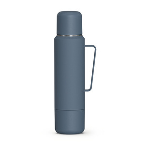 Botella de Viaje Deportiva de Acero Inoxidable de 40 oz, Personalizada, Grande, con Doble Tapa, Termo con Asa para Compartir - Product Image 6