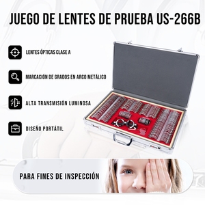 Equipo de Examen de la Vista Aist Optics, Caja de Prueba de Optometría Óptica, Juego de Lentes de Prueba JS-266 - Product Image 2