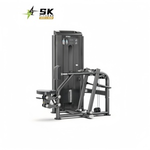 Macchina <span class=keywords><strong>per</strong></span> Vogatore Regolabile SK Commercial in Acciaio <span class=keywords><strong>per</strong></span> Allenamento Muscolare di Petto e Schiena, Attrezzatura Fitness <span class=keywords><strong>per</strong></span> <span class=keywords><strong>Palestra</strong></span> Indoor - Product Image 1