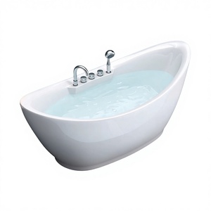 <span class=keywords><strong>Baignoire</strong></span> autoportante Doporro Allemagne pour adulte, usage domestique, <span class=keywords><strong>baignoire</strong></span> double, hôtel, maison d'hôtes, avec jupe complète et robinet, longueur 1,8 m - Product Image 1