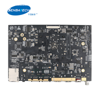 Placa Base Industrial ARM RK3588 Cortex-A76 Cortex-A55 2 Lan LPDDR4 8G EMMC 64G 6 USB SIM WIFI6 BT5.0 GPS para Señalización Digital