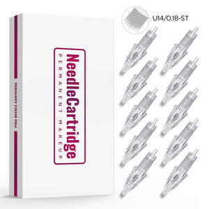 Suprimentos de Maquiagem Permanente Descartáveis Agulhas de Tatuagem Profissionais V6 Agulha Universal em Cartucho Estéril de Aço Inoxidável - Product Image 1