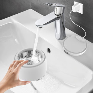 Nettoyeur à ultrasons 200ml 24W avec minuterie numérique pour prothèses dentaires, aligneurs, bijoux, usage domestique, blanc - Product Image 6