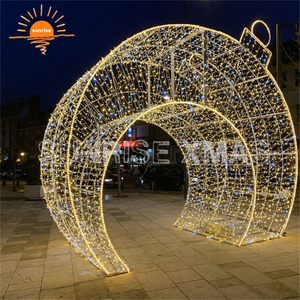 IP65 impermeable al aire libre casa patio decoración escultura motivo LED luz Navidad decoración caja de regalo 3D caja de regalo LUZ DE Navidad - Product Image 6