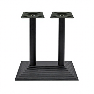 Industrial Steel <b>Garden</b> <b>Table</b> Base Outdoor Furniture Durable Metal Frame Waterproof Weather Resistant for Patio Set - Product Image 1