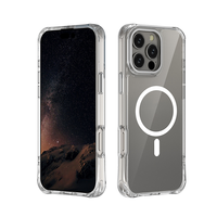 Vente en gros dur clair Charge magnétique étui de téléphone antichoc pour iPhone 17 16 PRO MAX accessoires de téléphone portable
