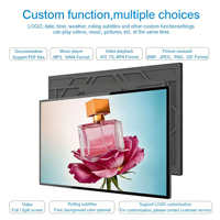Écran publicitaire Android intérieur de 32 pouces, affichage numérique LCD mural commercial, affichage numérique Full HD pour magasin de détail, ascenseur