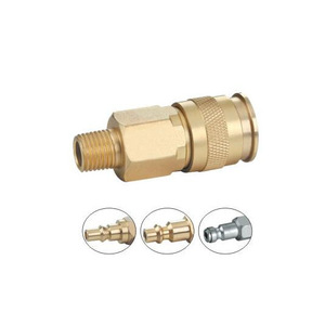Dingyi Quick Coupler 14NPT All Copper External <b>Thread</b> Pneumatic <b>Tools</b> Connector - Product Image 1