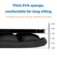 AFTFA EVA - Funda Protectora para Asiento de Bicicleta de Montaña y Carretera, Antideslizante, Reflectante, Absorbente de Impactos, para Bicicleta Eléctrica