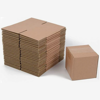 Logotipo personalizado Impreso Embalaje corrugado Caja reciclable Caja de cartón Cajas móviles de envío