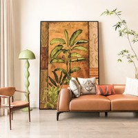 Peintures et arts muraux Giclée, portrait figuratif moderne sur toile, cadre en aluminium, pour salon, entrée, hall d'hôtel