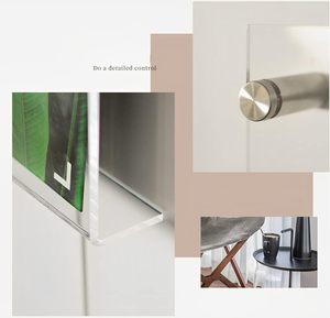 ชั้นวางของพลาสติกโมเดลของเล่นชั้นหนังสืออะคริลิคใสติดผนังชั้นวางของแบบลอย - Product Image 4