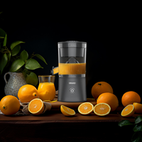 Hete Aanbieding Elektrische Citruspers Centrifugaal USB Buiten Gebruik Aangepaste Eén-Knops Snelle Verse Pers Fruit Sinaasappelpers Machine
