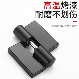 Pieds de support pour porte de toilettes, en nylon noir, en plastique, résistants à l'eau, polyvalents pour toilettes publiques - Product Image 3