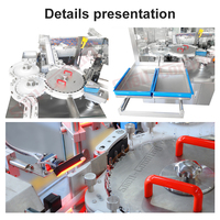 Machine d'étiquetage verticale rotative intelligente de qualité industrielle S308 pour flacons, ampoules et bouteilles rondes avec positionnement à trois points