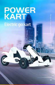 Go kart eléctrico para adultos, 350W, 10 pulgadas, venta directa de fábrica - Product Image 5