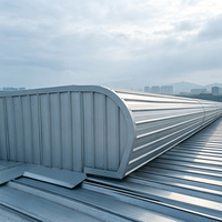 Claraboya Triangular de Ventilación de Humo con Apertura Automática, Sistema de Extracción de Humo por Incendio para Techos de Fábrica