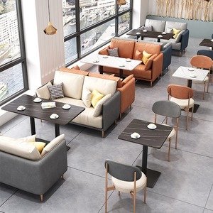 Muebles Comerciales Modernos de Alta Calidad, Cómodos Bancos y Sillas para Restaurante, Cafetería y Comedor - Product Image 1